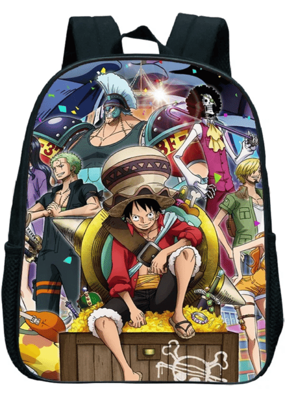 Anime One Piece Luffy With Friends Kindergarten Bag