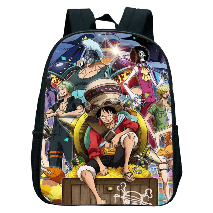Anime One Piece Luffy With Friends Kindergarten Bag Anime One Piece Luffy With Friends Kindergarten Bag