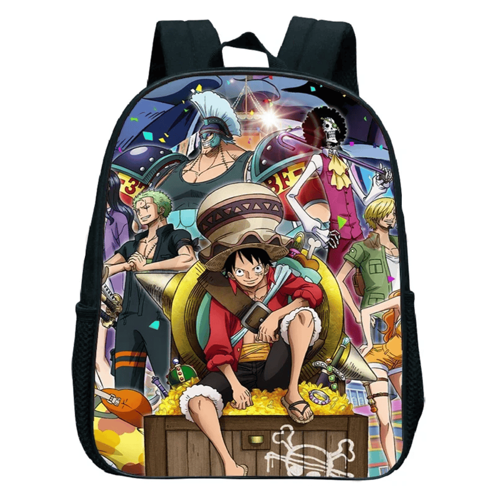 Anime One Piece Luffy With Friends Kindergarten Bag Anime One Piece Luffy With Friends Kindergarten Bag