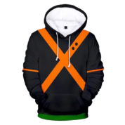 Anime My Hero Academia Katsuki Bakugo 3D Printed Hoodie