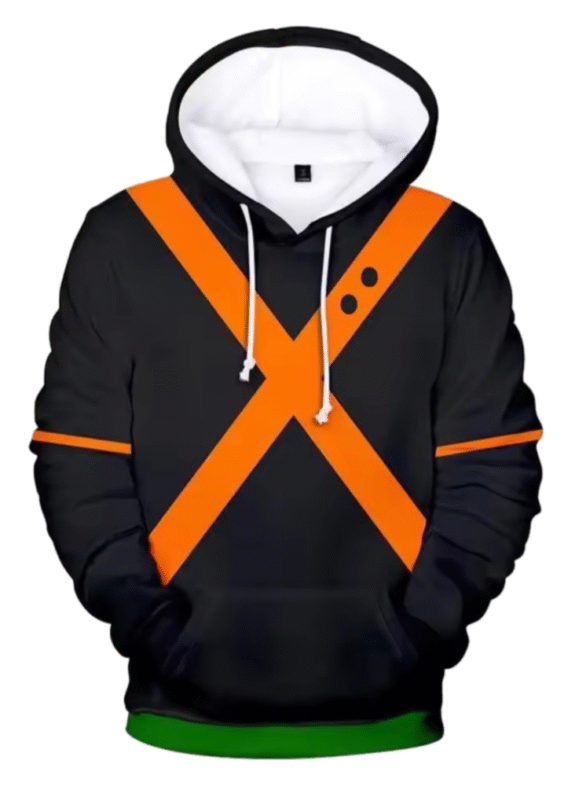 Anime My Hero Academia Katsuki Bakugo 3D Printed Hoodie