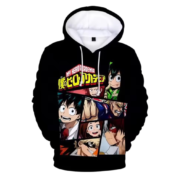 Anime My Hero Academia Character 3D Printed Hoodie