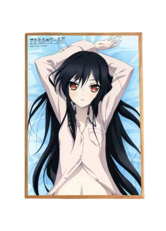 Accel World Kuroyukihime Anime Poster Wall Art