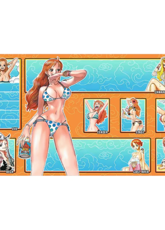 Anime Nami One Piece Trading Card Game Mat