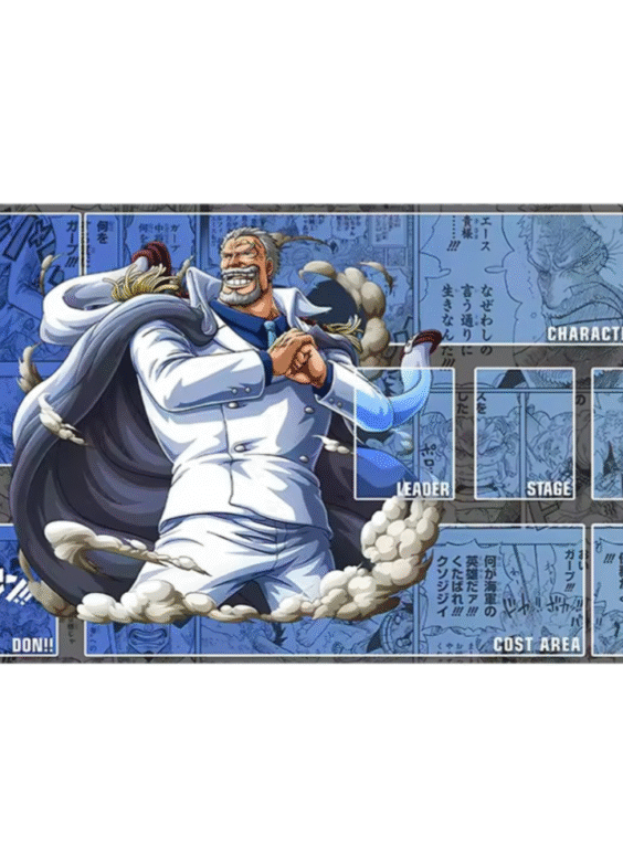 Anime Monkey D. Garp One Piece Trading Card Game Mat