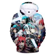 My Hero Academia Character Anime 3D Printed Hoodie