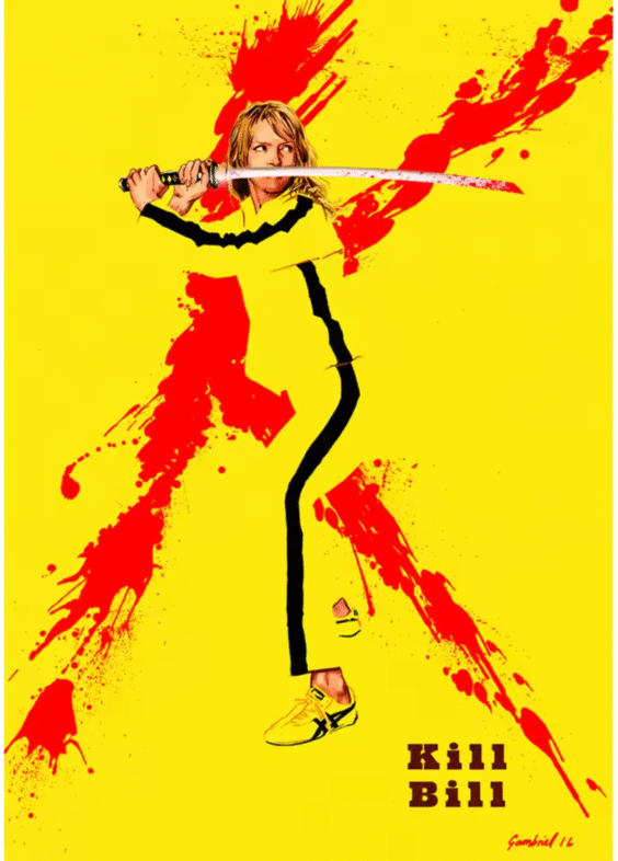 Anime Kill Bill The Bride Painting Wall Art