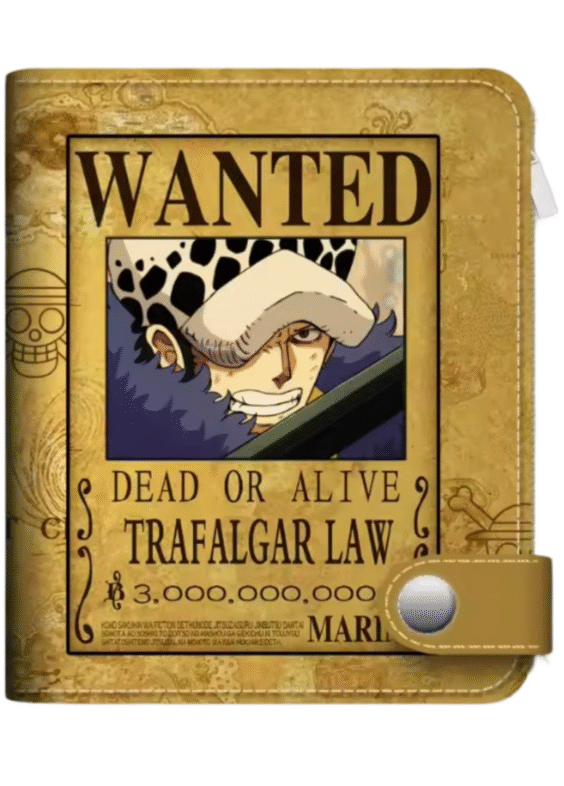 Anime One Piece Dead Or Alive Trafalgar Law Wallet