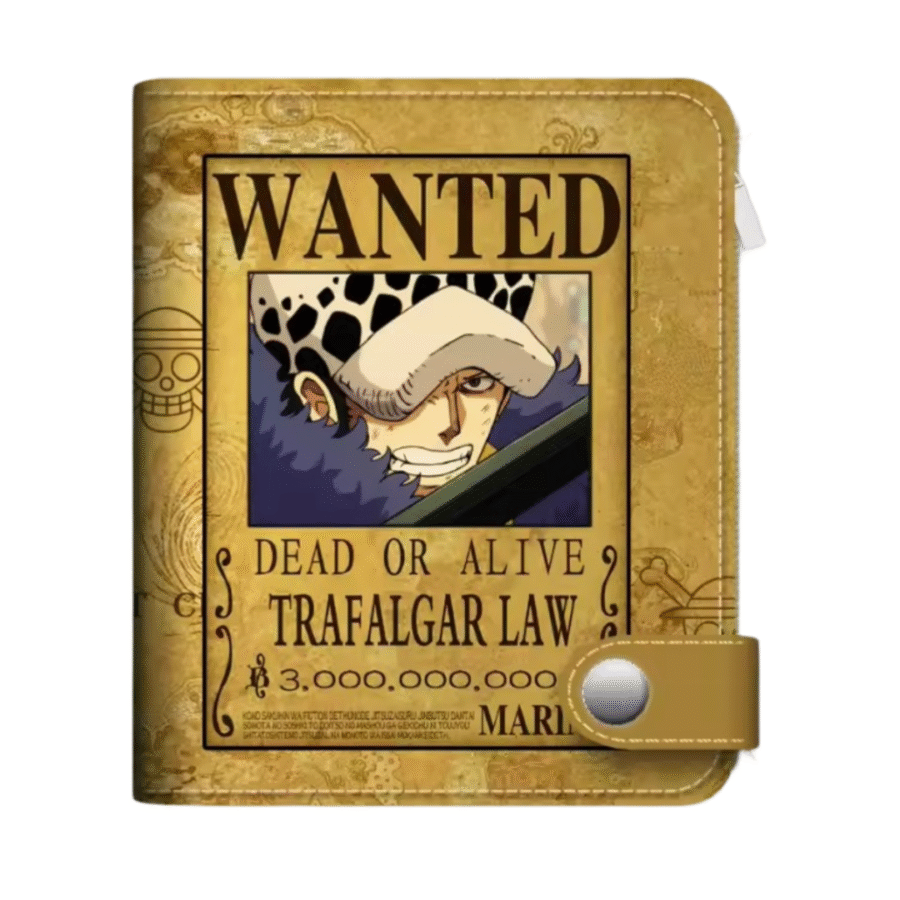 Anime One Piece Dead Or Alive Trafalgar Law Wallet Anime One Piece Dead Or Alive Trafalgar Law Wallet