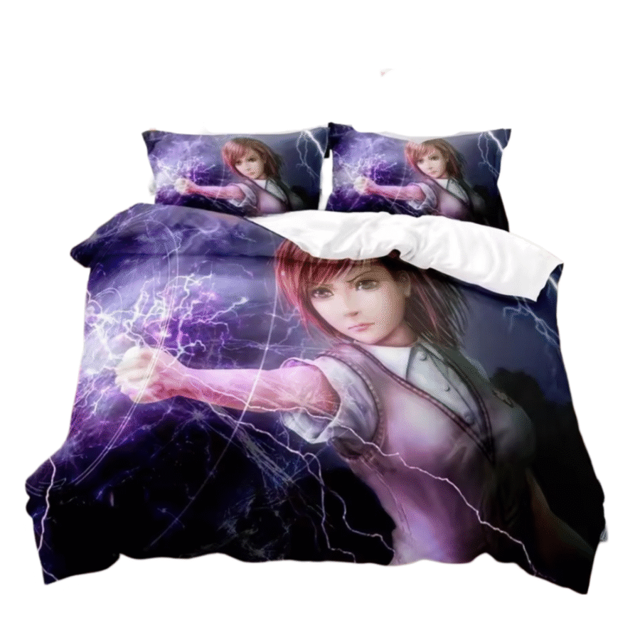 Anime A Certain Magical Index Mikoto Misaka Bedding Set Anime A Certain Magical Index Mikoto Misaka Bedding Set