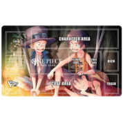 Anime One Piece Portgas D. Ace And Sabo Trading Card Game Mat