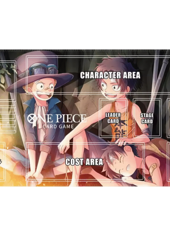 Anime One Piece Portgas D. Ace And Sabo Trading Card Game Mat