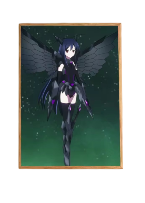 Accel World Kuroyukihime Anime Paper Wall Art