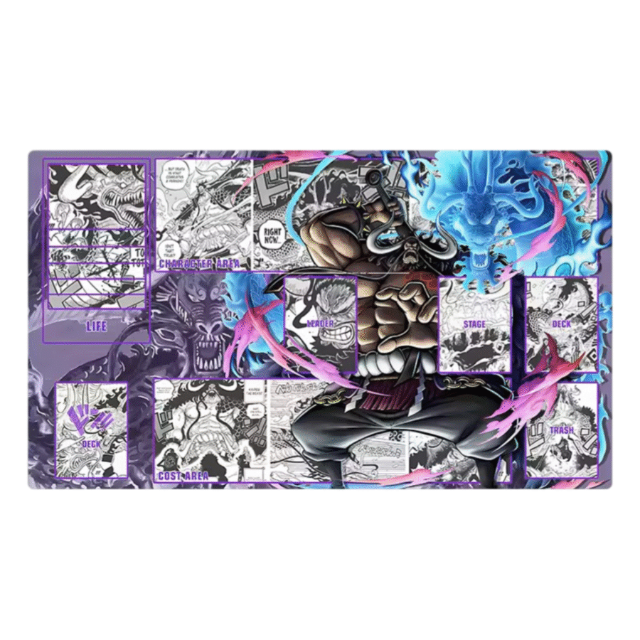 Anime One Piece Kaido Trading Card Game Mat Anime One Piece Kaido Trading Card Game Mat