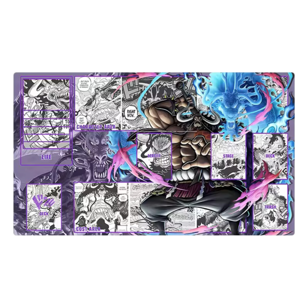 Anime One Piece Kaido Trading Card Game Mat Anime One Piece Kaido Trading Card Game Mat