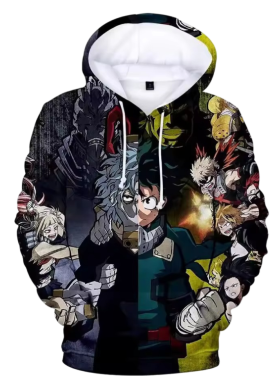 Anime My Hero Academia Character 3D Printed Sweatshirts