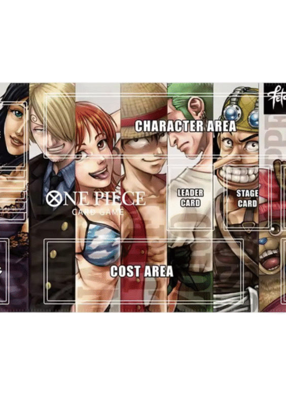 Anime One Piece Character Flannel Trading Card Game Mat