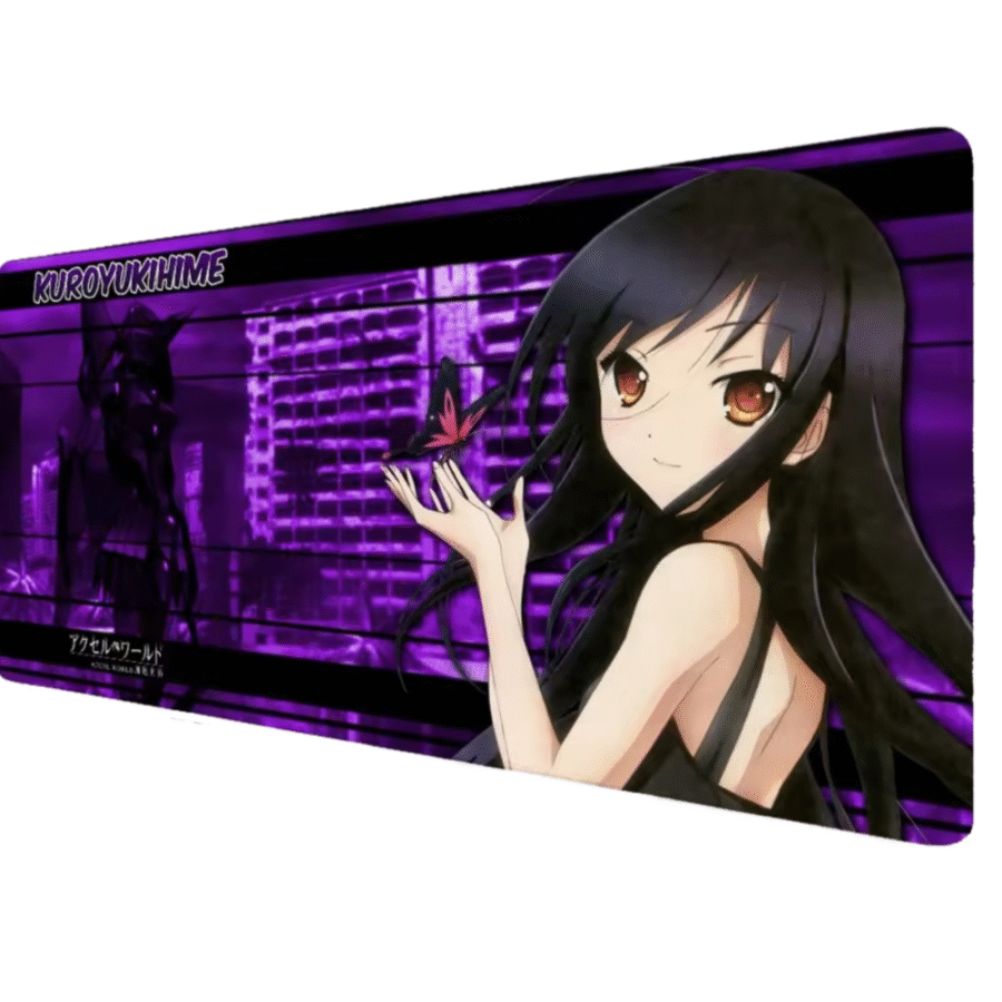 Accel World Anime Kuroyukihime Rubber Mouse Pad Accel World Anime Kuroyukihime Rubber Mouse Pad