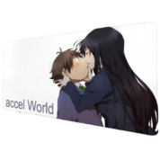 Anime Accel World Haruyuki And Kuroyukihime Mouse Pad