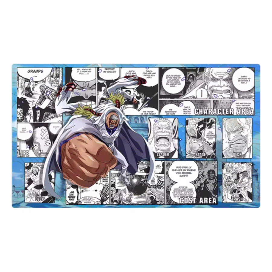 Anime One Piece Monkey D. Garp Trading Card Game Mat Anime One Piece Monkey D. Garp Trading Card Game Mat