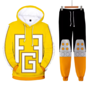Anime My Hero Academia Fat Gum Cosplay Hoodie With Pant