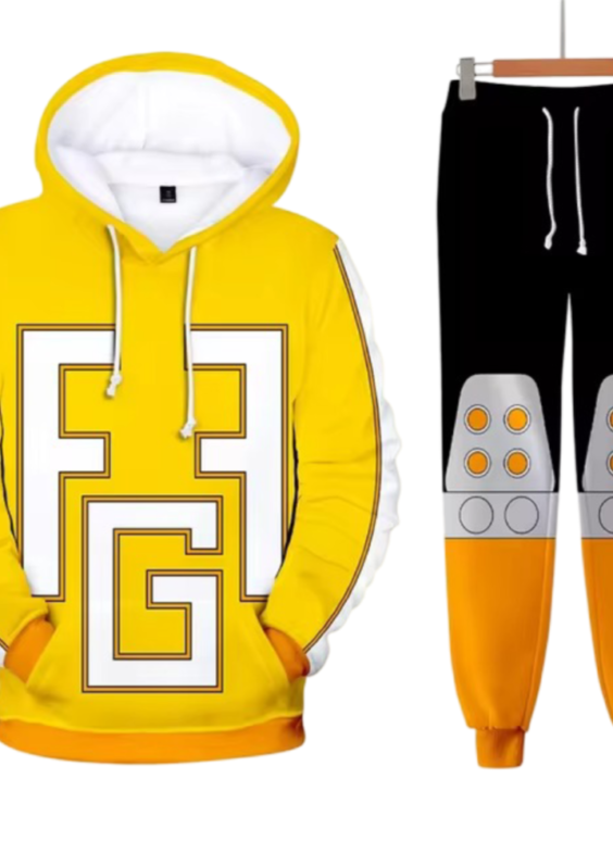 Anime My Hero Academia Fat Gum Cosplay Hoodie With Pant