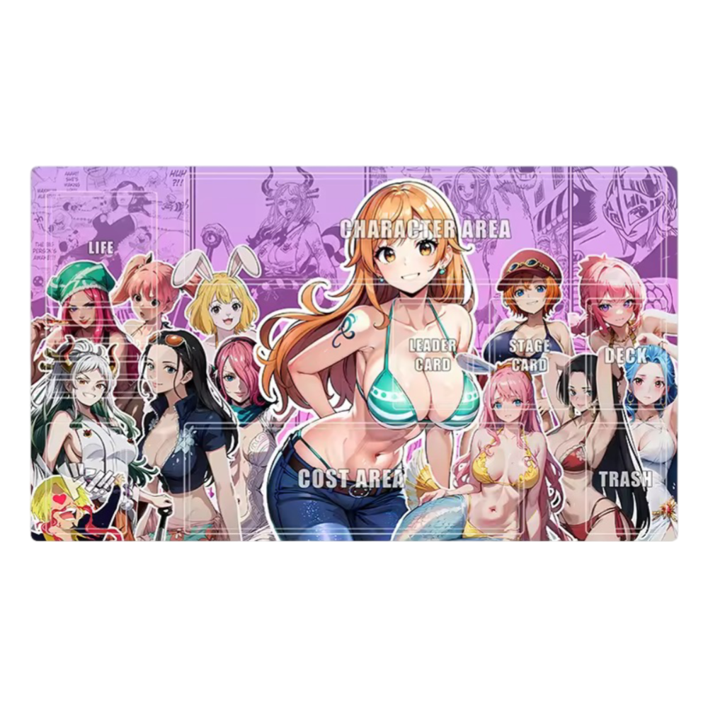 One Piece Anime Character Playmat Trading Card One Piece Anime Character Playmat Trading Card