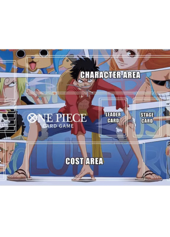 One Piece Luffy With Friends Anime Trading Card Game Mat