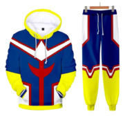 Anime My Hero Academia All Might Cosplay Hoodie With Pant