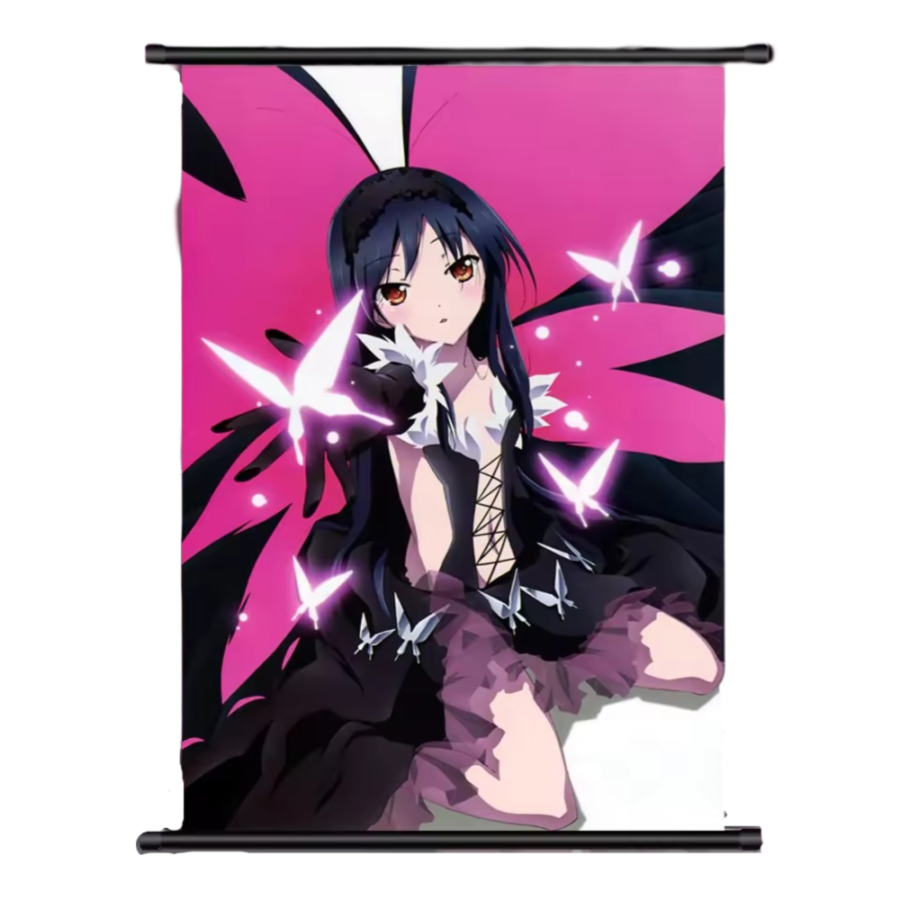 Accel World Anime Kuroyukihime Printed Canva Wall Art