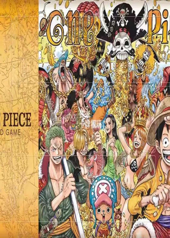 Anime One Piece Flannel Trading Card Playmat