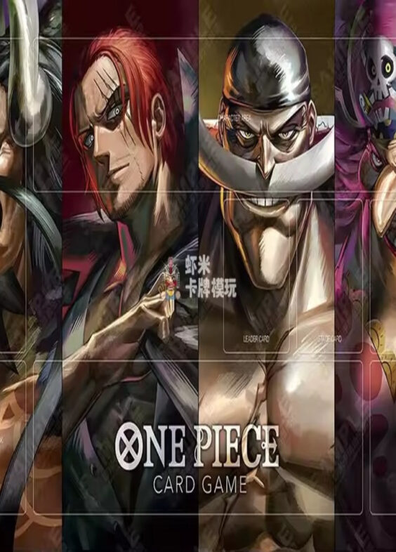 Anime One Piece Flannel Character Trading Card Playmat