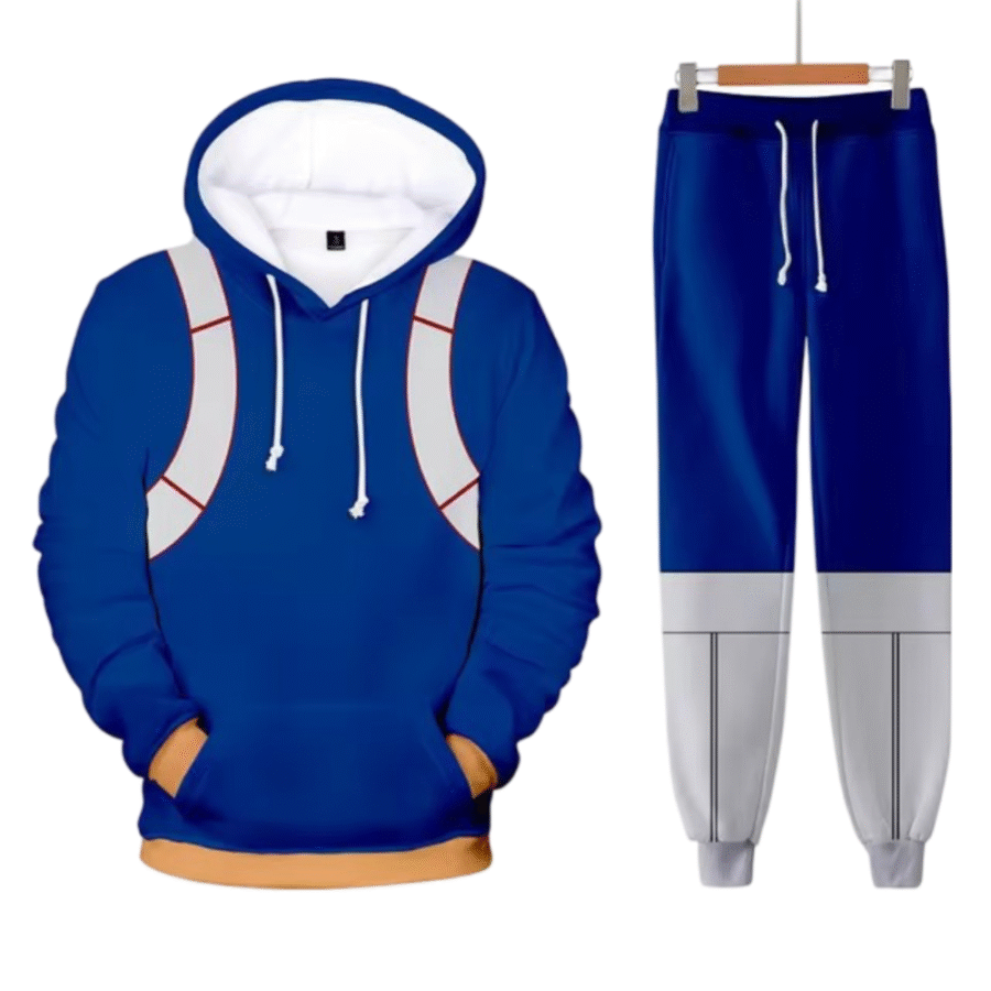 Anime My Hero Academia Shoto Todoroki Cosplay Hoodie With Pant Anime My Hero Academia Shoto Todoroki Cosplay Hoodie With Pant