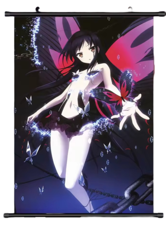 Anime Accel World Kuroyukihime Printed Canva Wall Art