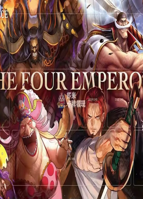 Anime One Piece The Four Emperors Trading Card Playmat