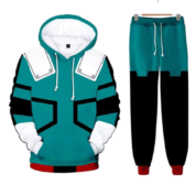 Anime My Hero Academia Izuku Midoriya Cosplay Hoodie With Pant