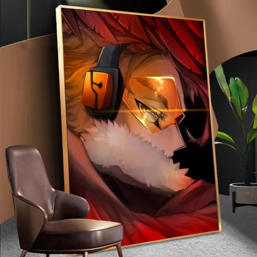 Anime My Hero Academia Hawks Painting Wall Decor