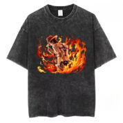 One Piece Anime Portgas D. Ace Casual T-Shirt