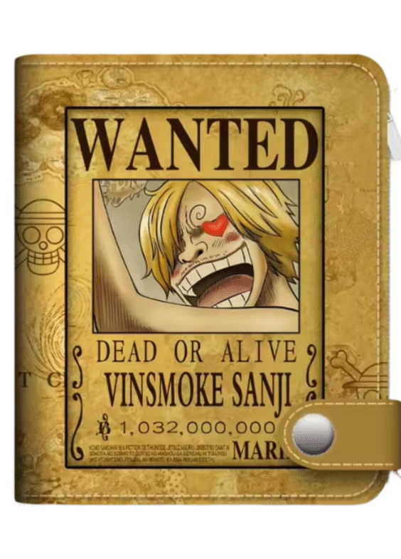 Anime One Piece Dead Or Alive Vinsmoke Sanji Wallet