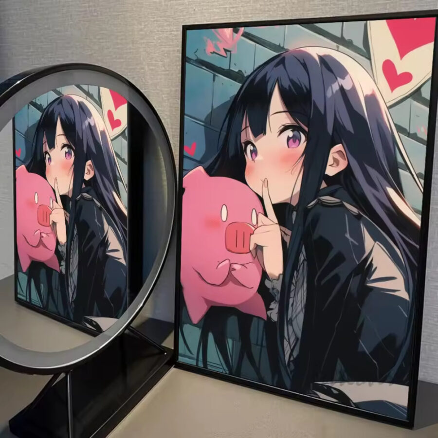 Accel World Kuroyukihime Anime Home Decor Wall Art Poster