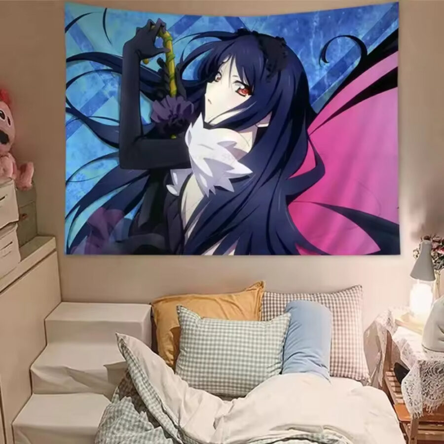Accel World Kuroyukihime Anime Print Wall Tapestry