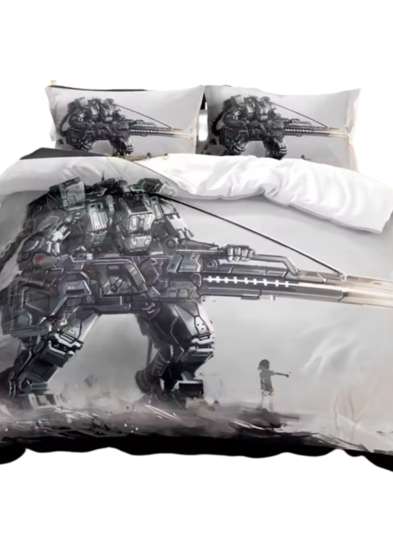 Anime A Certain Magical Index Sci-Fi Mecha Bedding Set