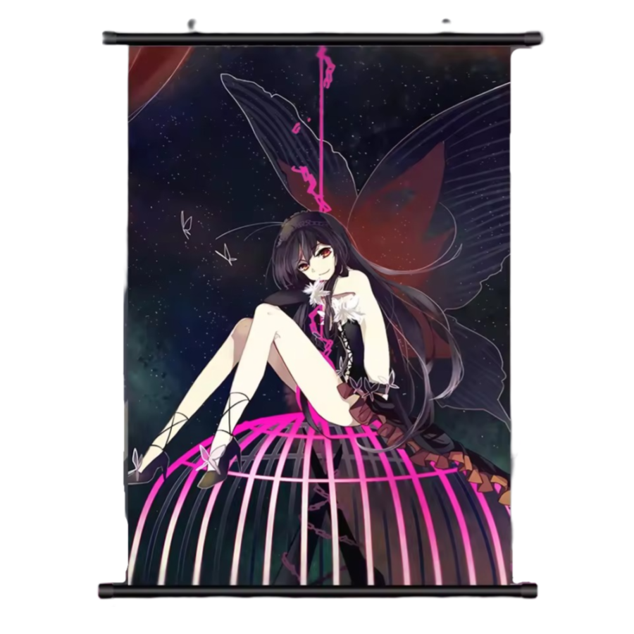 Accel World Kuroyukihime Anime Canva Wall Art