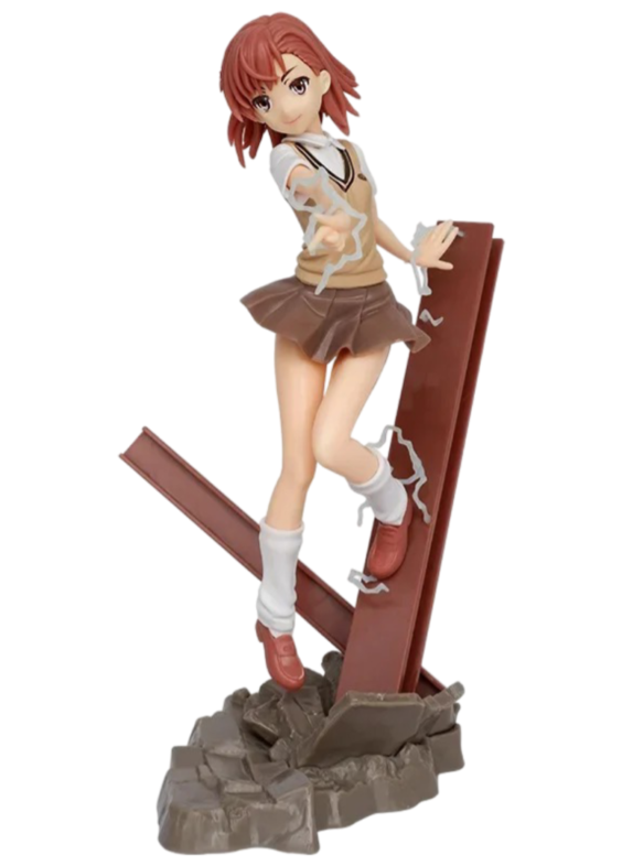 24cm Anime A Certain Magical Index Mikoto Misaka Action Figure Toy