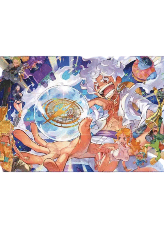 Anime One Piece Gear 5 Luffy Trading Card Playmat