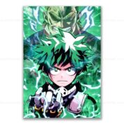 Anime My Hero Academia Izuku Midoriya And All Might Poster