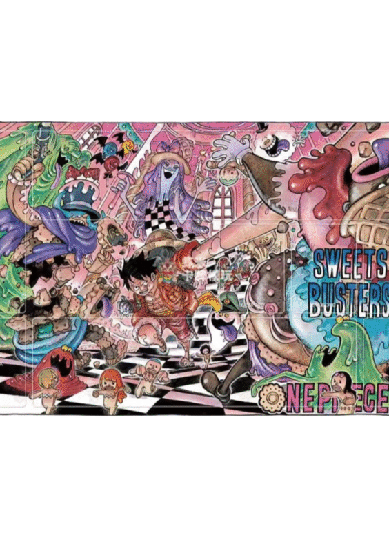 Anime One Piece Sweet Busters Trading Card Playmat