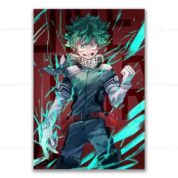 My Hero Academia Anime Izuku Midoriya Canva Poster