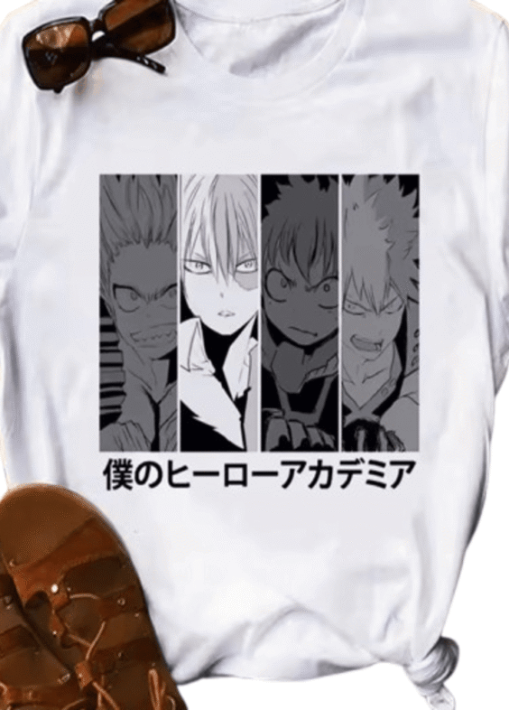My Hero Academia Anime Character Polyester T-Shirt