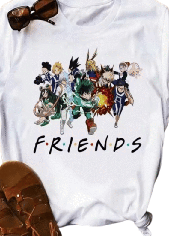 Anime My Hero Academia Friends T-Shirt